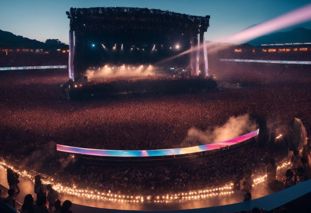 K-pop concert representing viral content from KBSWorld