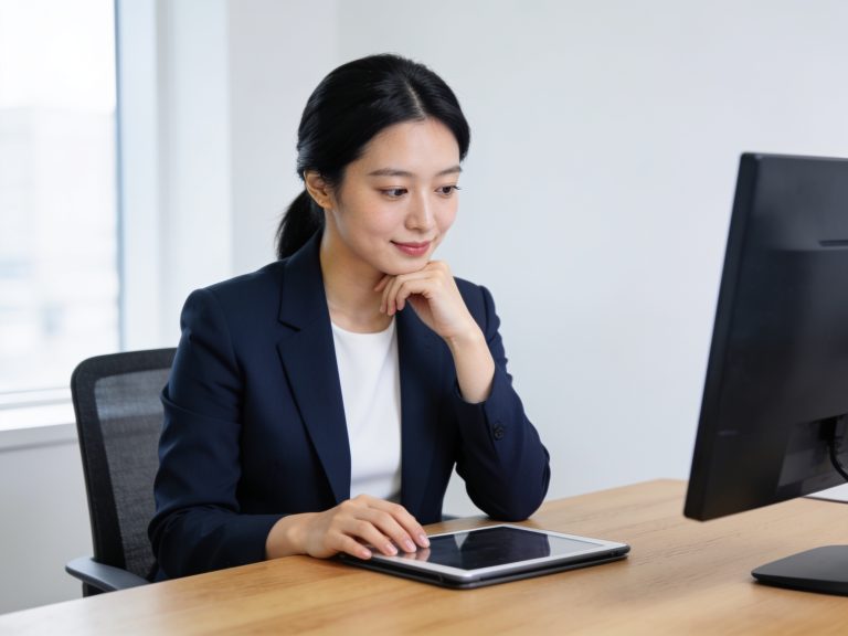 Korean viewer analyzing exclusive KBS World dramas on tablet