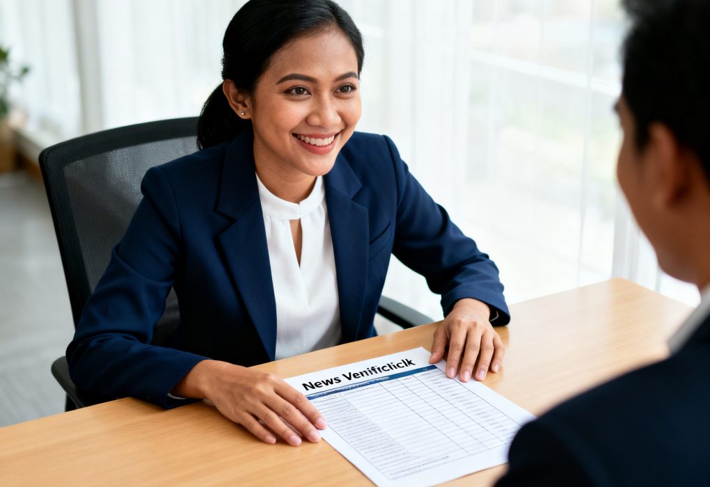 verified news updates today Indonesian journalist reviewing checklist for fact checking